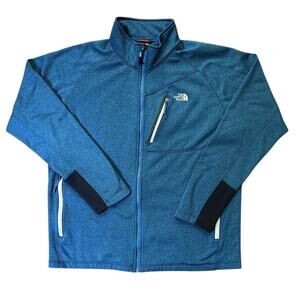 The North Face Canyonland Full-Zip Fleece Blue Jacket Men's XL
